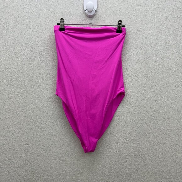 Toast Swim Tube Pink Onepiece Bathing Suit Womens size Large - Picture 1 of 7